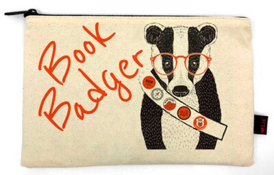 Book Badger Pencil Pouch Book Badger Pencil Pouch