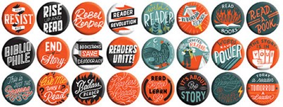 Rebel Readers Button Box Rebel Readers Button Box