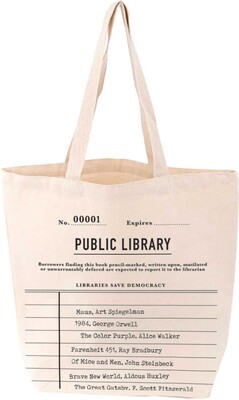 Libraries Save Democracy Tote Libraries Save Democracy Tote