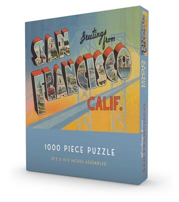Greetings from San Francisco Puzzle 1000 Piece Greetings from San Francisco Puzzle 1000 Piece