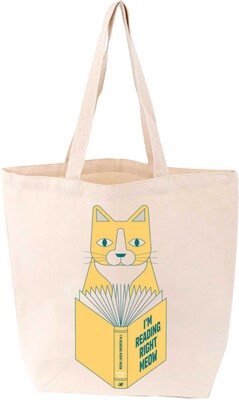 I'm Reading Right Meow Tote