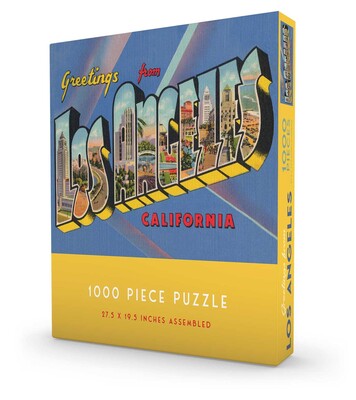 Greetings from Los Angeles Puzzle 1000 Pieces Greetings from Los Angeles Puzzle 1000 Pieces
