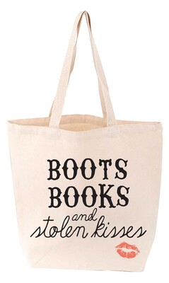 Boots, Books, and Stolen Kisses Tote