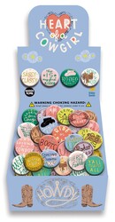 Heart of a Cowgirl Button Box