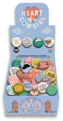 Heart of a Cowgirl Button Box