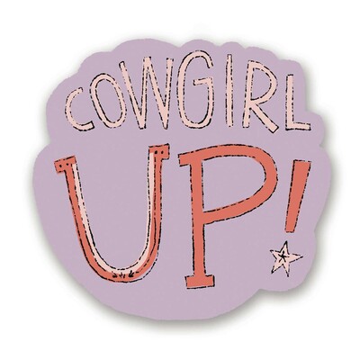Cowgirl Up Sticker (Pack of 6) Cowgirl Up Sticker (Pack of 6)