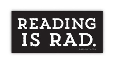 Reading Is Rad Sticker (Pack of 6) Reading Is Rad Sticker (Pack of 6)