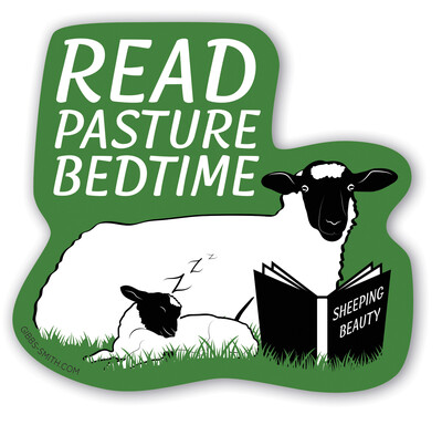 Read Pasture Bedtime Barn Sheep Sticker (Pack of 6) Read Pasture Bedtime Barn Sheep Sticker (Pack of 6)
