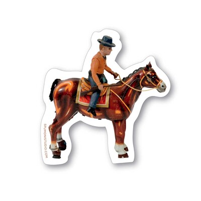 Horsin' Around Cowboy Sticker (Pack of 6) Horsin' Around Cowboy Sticker (Pack of 6)