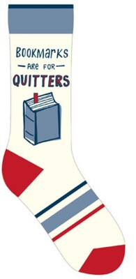 Bookmarks Are for Quitters Socks (Pack of 6) Bookmarks Are for Quitters Socks (Pack of 6)