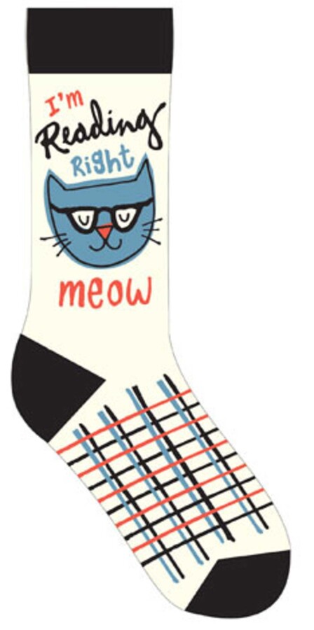 I'm Reading Right Meow Socks (Pack of 6)