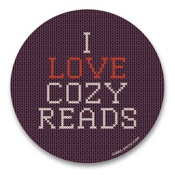 I Love Cozy Reads Sticker (Pack of 6)