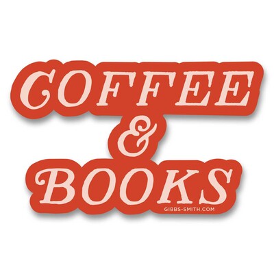 Coffee & Books Sticker (Pack of 6) Coffee & Books Sticker (Pack of 6)
