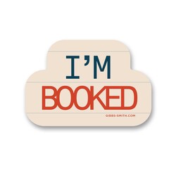 I'm Booked Sticker (Pack of 6)