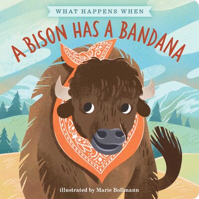 A Bison Has a Bandana