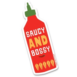 Saucy and Bossy Sticker (Pack of 6)