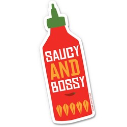 Saucy & Bossy Sticker (Pack of 6)