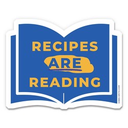 Recipes ARE Reading Sticker (Pack of 6)