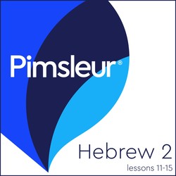 Pimsleur Hebrew Level 2 Lessons 11-15 MP3 Pimsleur Hebrew Level 2 Lessons 11-15 MP3