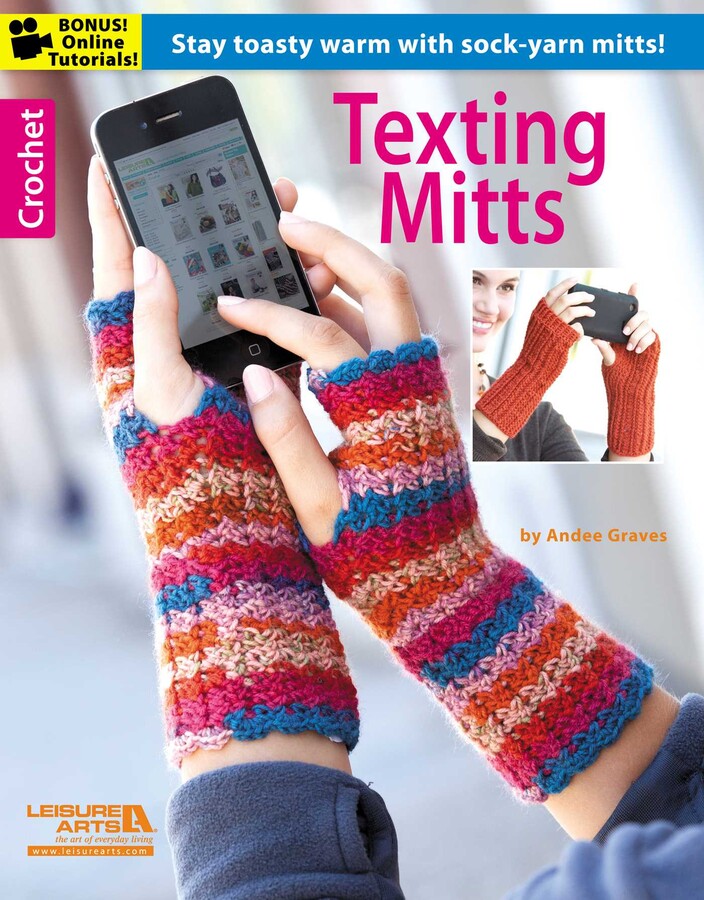 Texting Mitts—Stay Toasty Warm With Sock-Yarn Mitts!