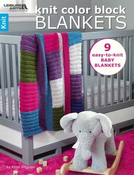 Knit Color Block Blankets Knit Color Block Blankets