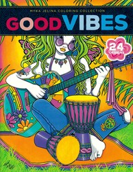 Good Vibes—24 Designs; Myka Jelina Coloring Collection