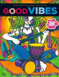 Good Vibes—32 Designs; Myka Jelina Coloring Collection