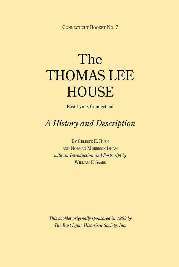 Thomas Lee House