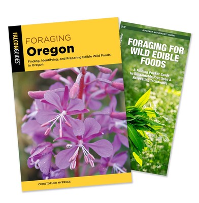 Foraging Oregon Guidebook and Folding Pocket Guide Bundle Foraging Oregon Guidebook and Folding Pocket Guide Bundle