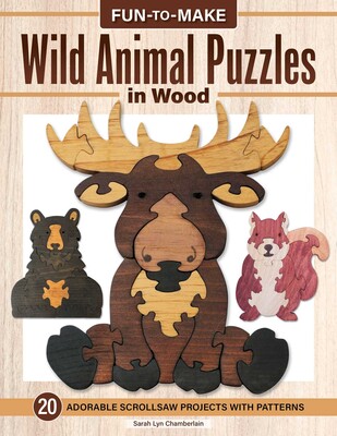 Fun to Make Wild Animal Puzzles in Wood Fun to Make Wild Animal Puzzles in Wood