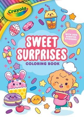 Crayola: Sweet Surprises Coloring Book with 200 Scented Stickers (A Crayola Coloring Sticker Activity Book for Kids) Crayola: Sweet Surprises Coloring Book with 200 Scented Stickers (A Crayola Coloring Sticker Activity Book for Kids)