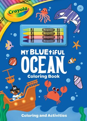Crayola: My BLUEtiful Ocean Coloring Book: Includes 4 Crayola Crayons (A Crayola Ocean Coloring Activity Book with Crayons for Kids) Crayola: My BLUEtiful Ocean Coloring Book: Includes 4 Crayola Crayons (A Crayola Ocean Coloring Activity Book with Crayons for Kids)