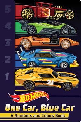 Hot Wheels: One Car, Blue Car: A Numbers and Colors Book (A Mattel Hot Wheels Shaped Novelty Board Book for Toddlers) Hot Wheels: One Car, Blue Car: A Numbers and Colors Book (A Mattel Hot Wheels Shaped Novelty Board Book for Toddlers)