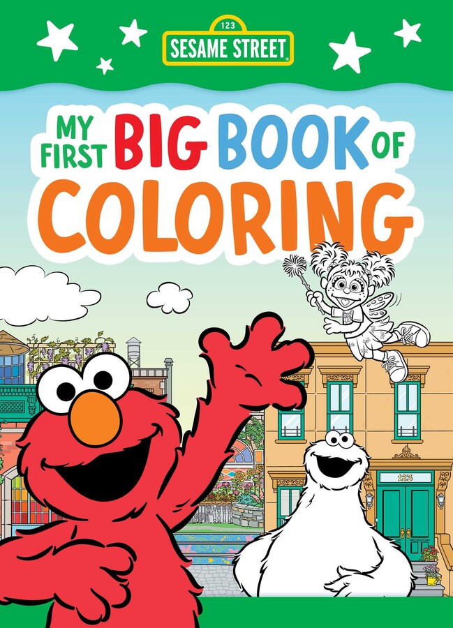 Sesame Street: My First Big Book of Coloring (A Sesame Street Jumbo Coloring Book for Toddlers and Preschoolers Featuring Elmo, Cookie Monster, Abby Cadabby, and More)