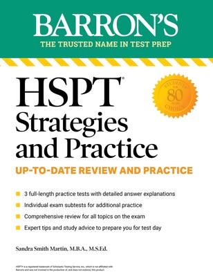 HSPT Strategies and Practice, Second Edition: Prep Book with 3 Practice Tests + Comprehensive Review + Practice + Strategies HSPT Strategies and Practice, Second Edition: Prep Book with 3 Practice Tests + Comprehensive Review + Practice + Strategies
