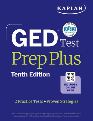 GED Test Prep Plus, Tenth Edition (2026): Includes a Diagnostic Pretest, 2 Full Length Practice Tests, 1000+ Practice Questions, and 60+ Online Videos GED Test Prep Plus, Tenth Edition (2026): Includes a Diagnostic Pretest, 2 Full Length Practice Tests, 1000+ Practice Questions, and 60+ Online Videos