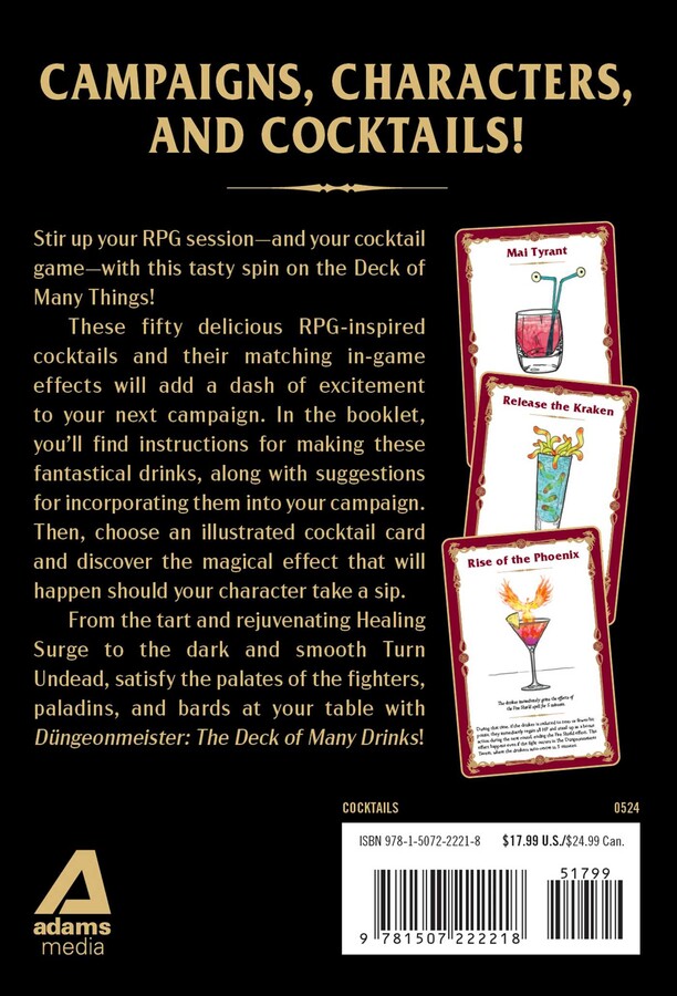 Düngeonmeister: The Deck of Many Drinks
