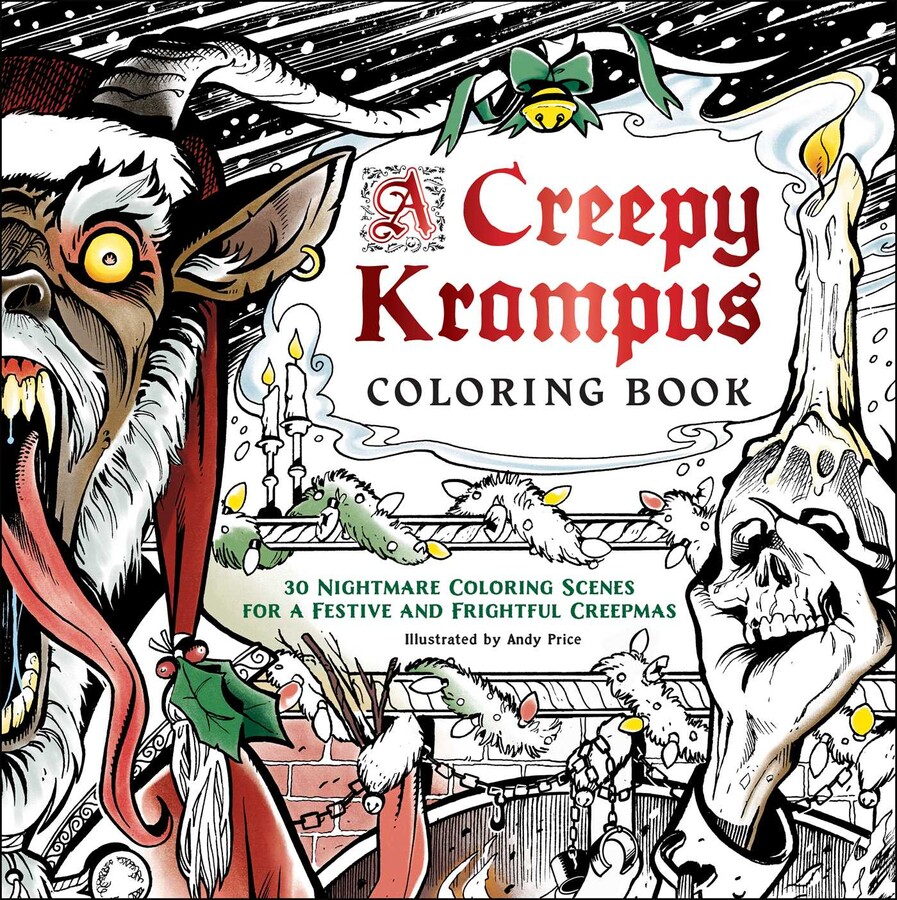Creepy Krampus Coloring Book