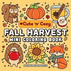 Fall Harvest Mini Coloring Book