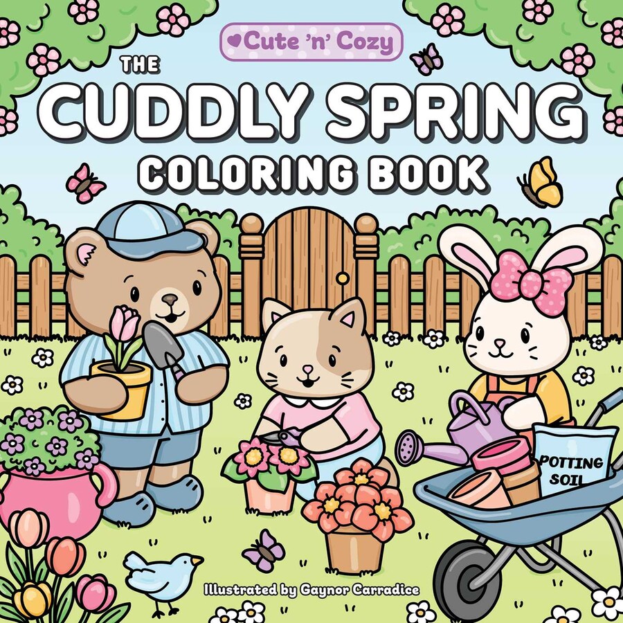 Cuddly Spring Coloring Book