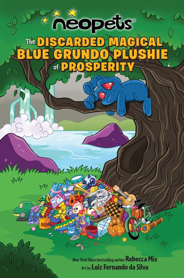 Neopets: The Discarded Magical Blue Grundo Plushie of Prosperity