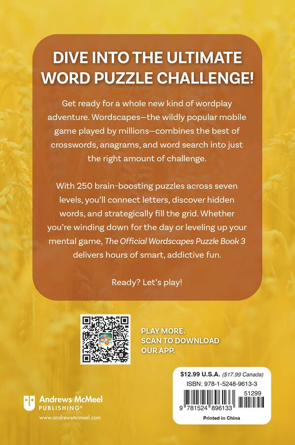 Official Wordscapes Puzzle Book Volume 3