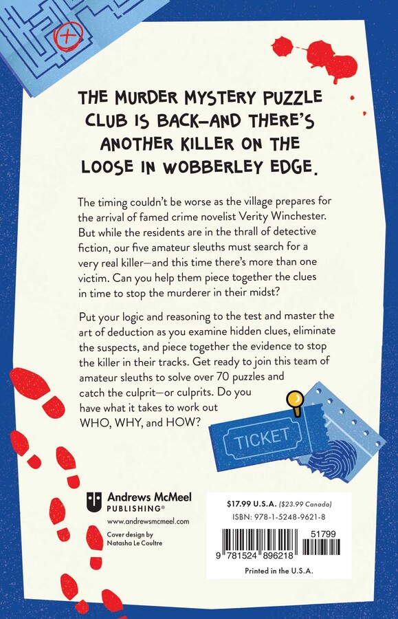 Murder Mystery Club Puzzle Book