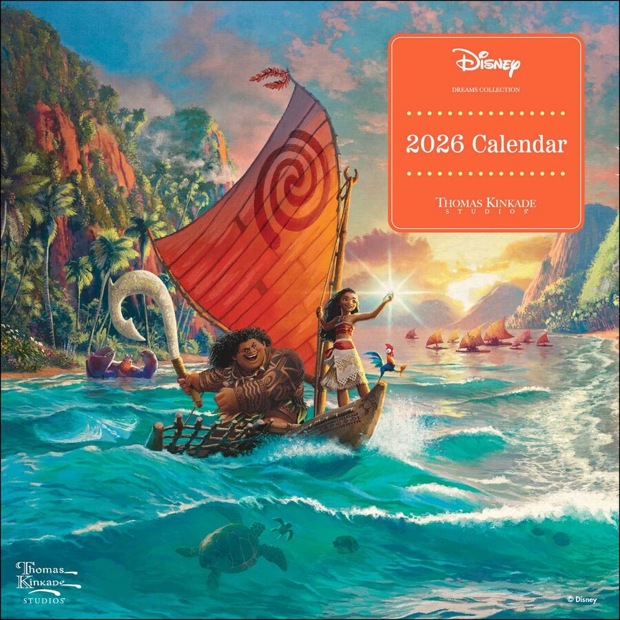 Disney Dreams Collection by Thomas Kinkade Studios 2026 Mini Wall