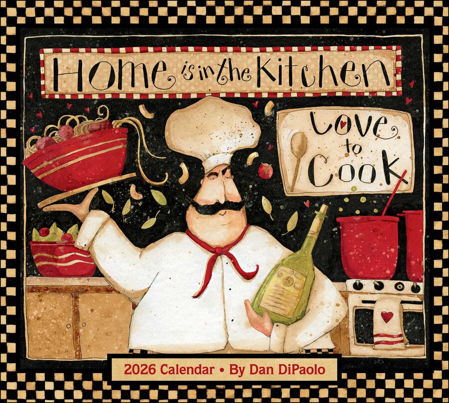 Home is in the Kitchen 2026 Deluxe Wall Calendar Book Summary & Video