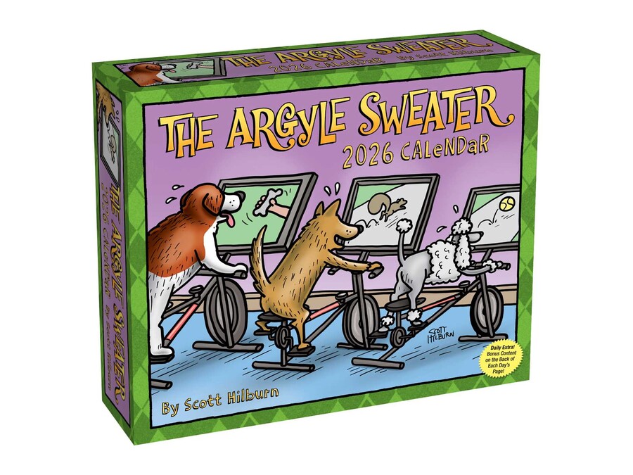 The Argyle Sweater 2026 DaytoDay Calendar Book Summary & Video