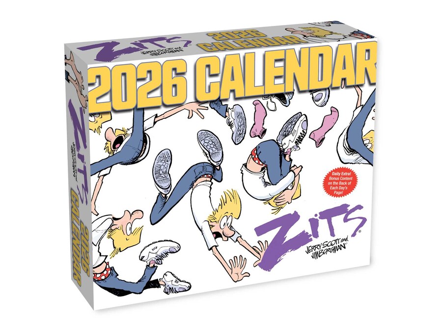 Zits 2026 DaytoDay Calendar Book Summary & Video Official