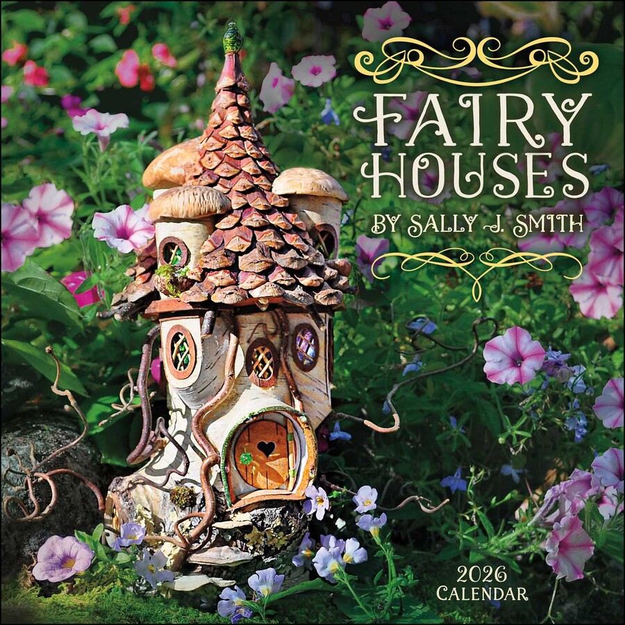 Fairy Houses 2026 Wall Calendar Book Summary & Video Official