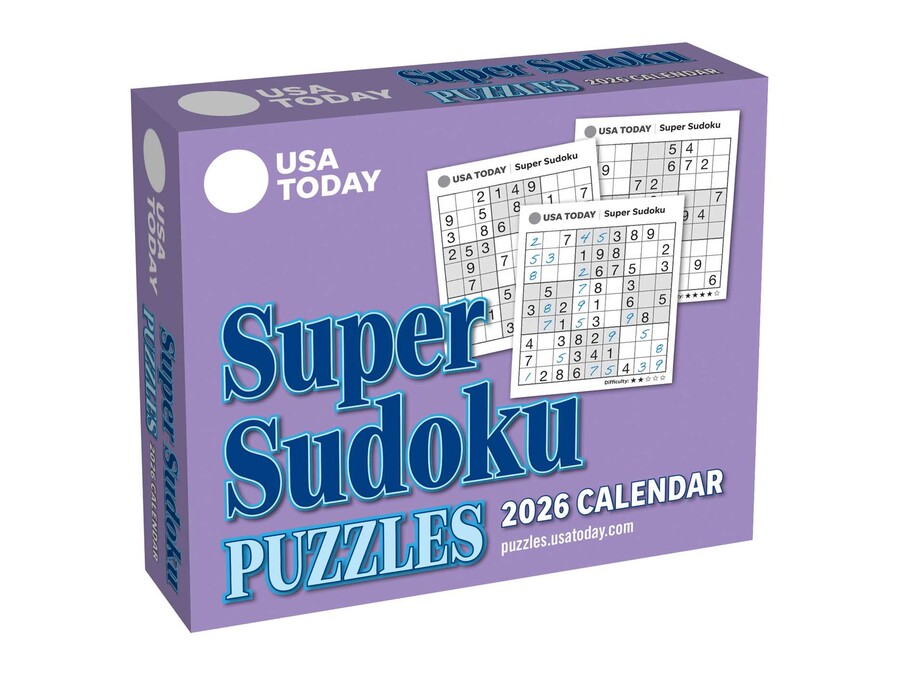 USA TODAY Sudoku 2026 DaytoDay Calendar Book Summary & Video