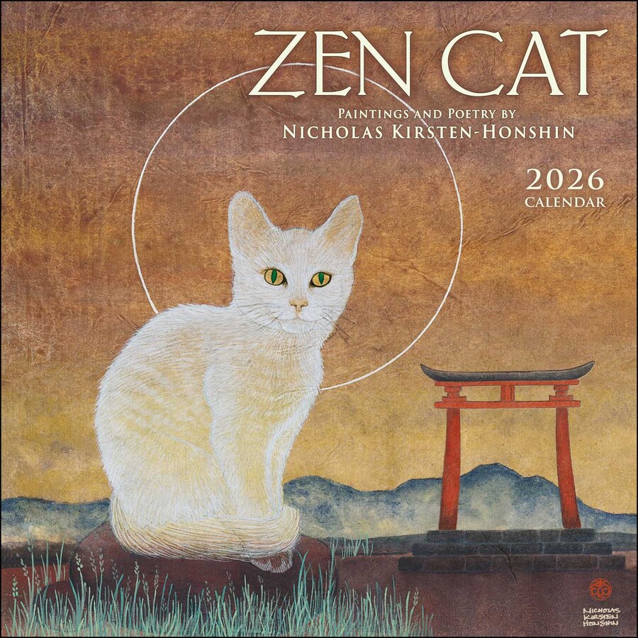 Zen Cat 2026 Wall Calendar Book Summary & Video Official Publisher